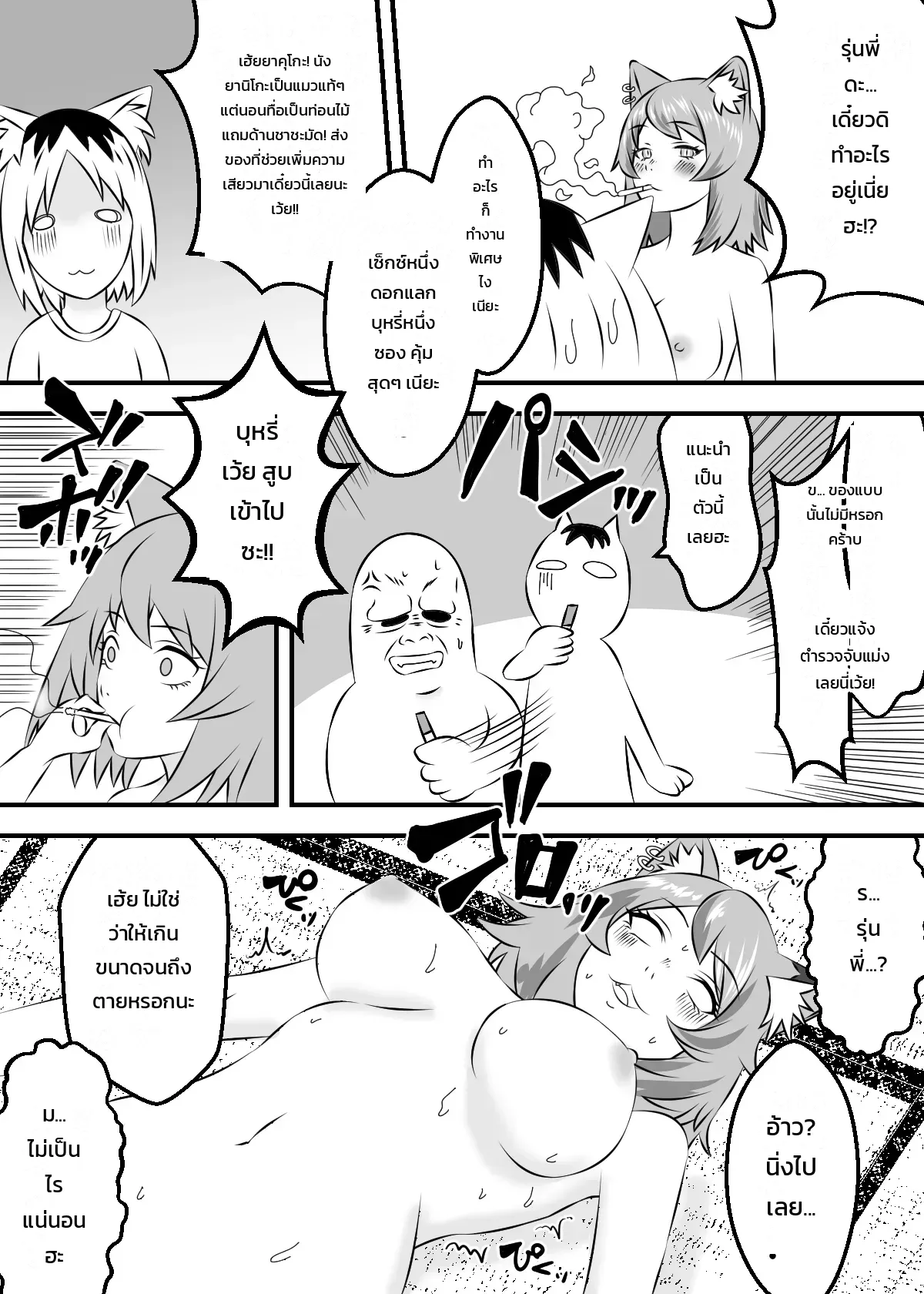 โดจิน แมวสาวอมควัน แปลไทย